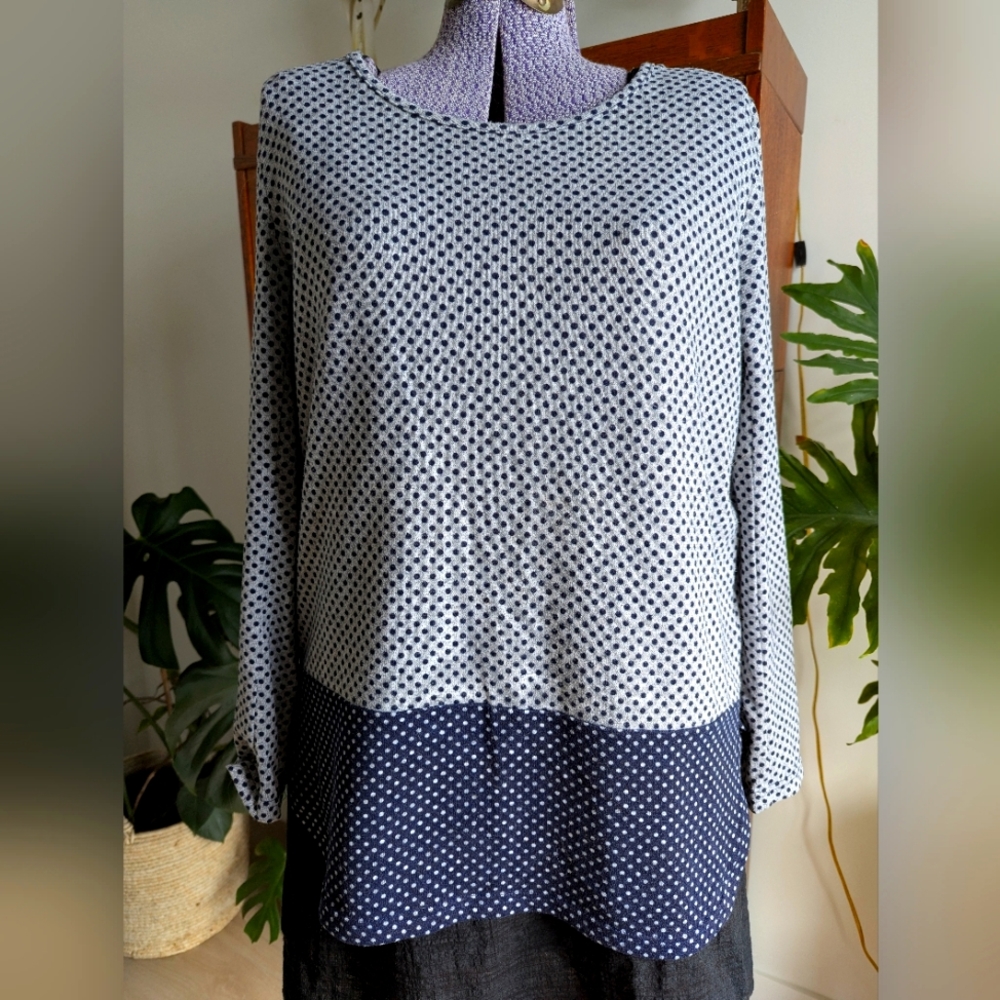 Polka Dot Long Sleeve Top